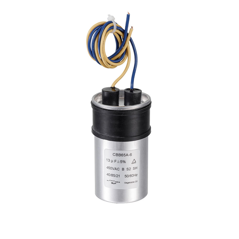 Cbb65 13uf 450v S2 B Explosion-Proof With Inductance With Rubber Sleeve Lead