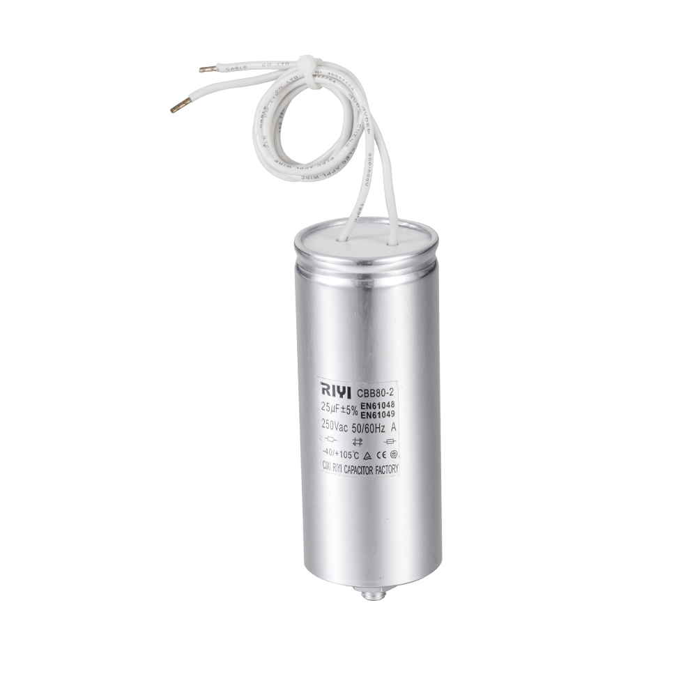CBB80 Aluminum Shell, Lead 105℃ With Screw, With Resistance, Electric Fuse