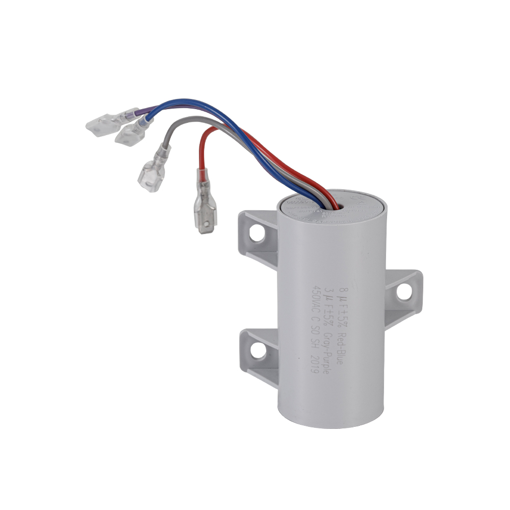 CBB60 8+3uf 450v Three Ear Mounting Feet