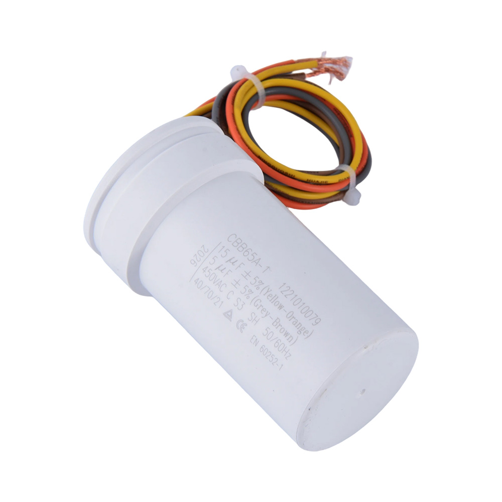CBB65A 15uF/5uF 450V S3 Explosion-Proof Lead CBB65A 15uF/5uF 450V S3 Explosion-Proof Lead